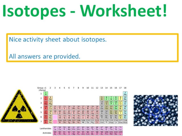 isotopes-worksheet
